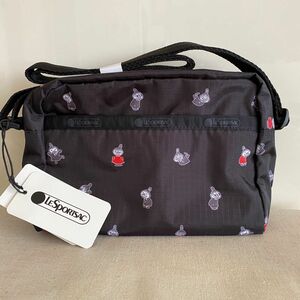 【新品タグ付】MOOMIN × LeSportsac リトリミイ　レスポートサック　ショルダー バッグ　黒