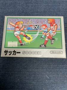 送料無料♪ 美品♪ サッカー ファミコンソフト 端子メンテナンス済 動作品　同梱可能