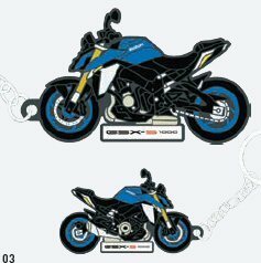 送料無料 スズキ GSX-S1000 EK1AA ラバーキーホルダー スズキグローバル純正品