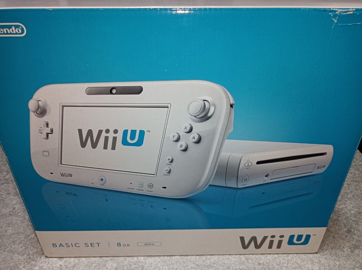 WiiU 本体 シロ 32GB Nintendo 任天堂 スプラトゥーン セット 動作確認 