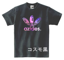 【azides黒XL】5ozアジデスコスモTシャツ面白いおもしろうけるネタパロディプレゼント送料無料・新品2300円_画像1