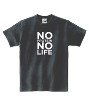 【パロディ黒S】5ozNOプロテインNOLIFETシャツ面白いおもしろうけるネタプレゼント送料無料・新品_画像1