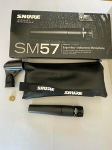 SHURE　SN57　ダイナミック型　マイク　ギター演奏　カラオケ等　美品