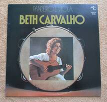 LP　国内盤　サンバ　ベッチ・カルヴァーリョBeth Carvalho　「タンバリンとギター　Pandeiro e Viola」（トリオ）_画像1