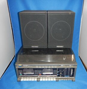 *COLUMBIA*AM/FM, record, cassette tape *SR-K10BK*