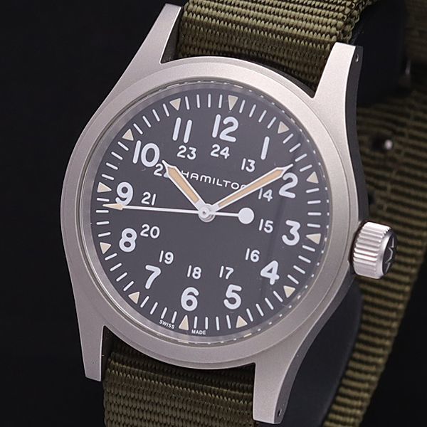 人気デザイナー ハミルトン H3 手巻き 9219 激レア - geralpha.com.br