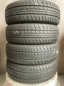 送料無料 175/65R15 4本 DUNLOP バリ山 格安 アクアフィットスイフトスペイドMINIなど 作業対応可 札幌 N890