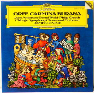 西独盤 DGG レヴァイン オルフ カルミナ ブラーナ LEVINE ORFF CARMINA BURANA 415 136-1 MADE IN WEST GERMANY