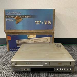 （Ga1-hy）DAEWOO DVH-26J DVD/VHSプレーヤー 通電 現状品 レコーダー Ω291