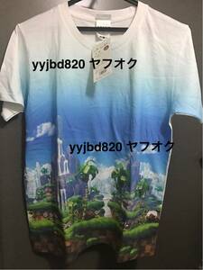 【即決・送料無料】 ソニックザヘッジホッグ　Tシャツ（Mサイズ、ホワイト）COSPA