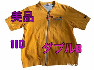 ★美品　ミキハウス　MIKIHOUSE　ダブルB　半袖　上着　アウター　羽織物　１１０　後ろ姿可愛い★