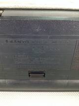 N309☆SANYO サンヨー 三洋電機 ラジカセ ステレオラジオカセットレコーダー MR-U4SL ACアダプター/D7-U4M_画像7