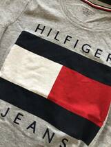 アメリカ直輸入！トミーヒルフィガーコットン刺繍入りロゴTシャツ4サイズから選択 カラー：グレー_画像4