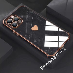 ブラック　大理石風 iPhoneケース iPhone13 大理石 スマホケース