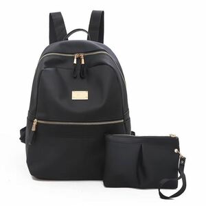 * outing .* pouch attaching rucksack mother's bag black [384]U65