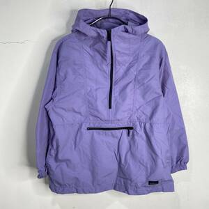 ☆送料無料☆LLBeanエルエルビーン☆アノラックパーカー☆山タグ☆90ｓ☆ナイロン☆キッズＭ☆ｄ２３☆