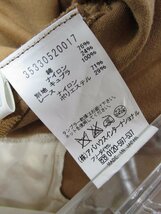 【送料無料】 DESIGNWORKS デザインワークス カットソー ベージュ 綿混 ジャージー地 裾ドット柄別布フリル おしゃれ size38 M/947054_画像7