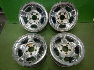 ★ACCURIDE ford純正 メッキ★17×7.5JJ OFF：+13 PCD135-5H ハブ径：87mm 傷、汚れ、錆等あり キャップ欠品 4本 MADE IN U.S.A 