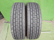 ★DUNLOP DECTES Sp680 ミックス★245/80R17.5 133/131J 残り溝:11.3mm以上 2018年 2本 MADE IN JAPAN_画像1