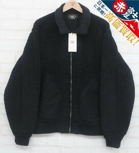 3J1712/未使用品 RRL ボアフリースジャケット ダブルアールエル