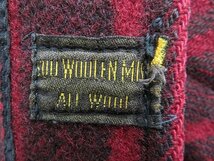 3J1865/WOOLEN MILLS メルトンチェックジャケット ビンテージ_画像4