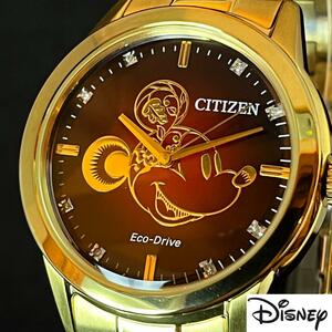 【Disney】展示品特価/CITIZEN/シチズン/メンズ レディース腕時計/ディズニー/男性. 女性用/ミッキーマウス/Mickey/激レア/稀少/お洒落