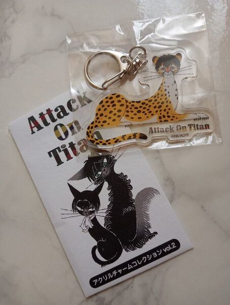 進撃の巨人 黒猫意匠 ベルトルト・フーバー ねこ アクリルキーホルダー