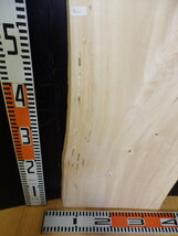 e3041239 ポプラ●約93cm×35.3cm×2.2cm☆無垢板１枚板 木材 板 DIY 板材 天板 棚板 テーブル 看板 花台など種類豊富！_画像4