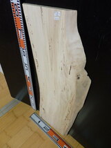 e3041241 ポプラ●約81cm×31cm×2.3cm☆無垢板１枚板 木材 板 DIY 板材 天板 棚板 テーブル 看板 花台など種類豊富！_画像5