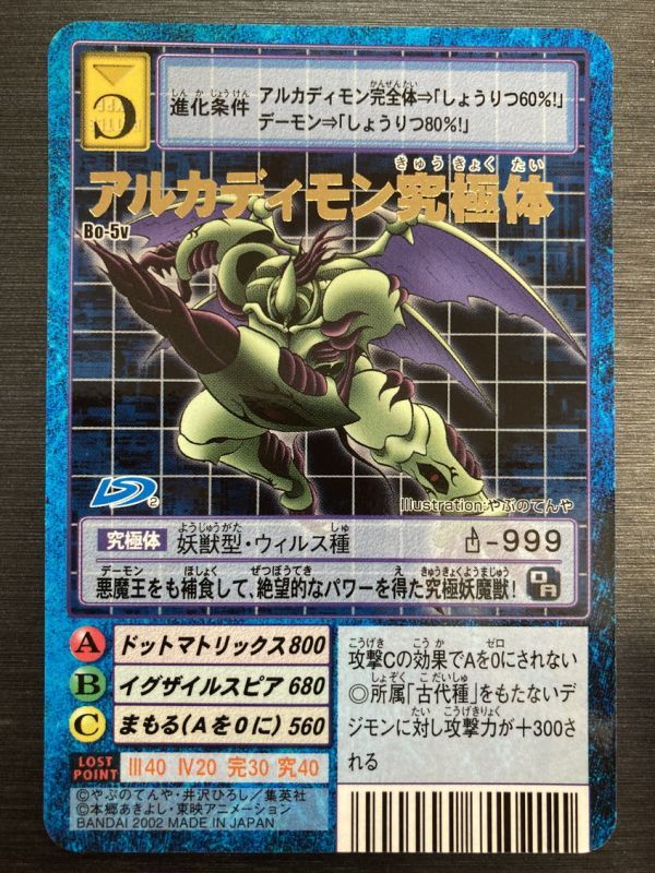 アルカディモン究極体の値段と価格推移は?|10件の売買データ アルカディモン究極体の値段と価格推移は?|10件の売買データ