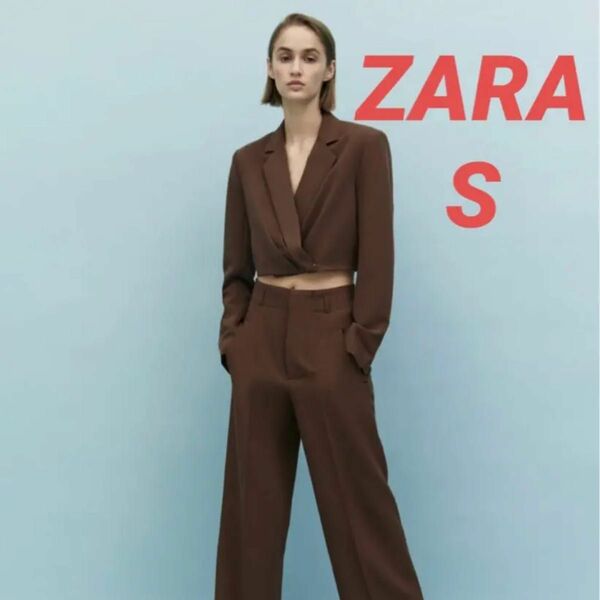 新品　ZARA クロップド丈ブレザー