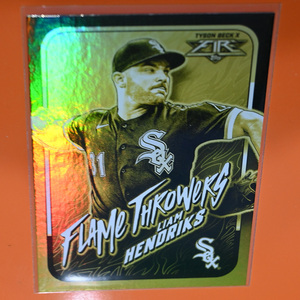 Topps MLB 2022 Fire FLAME THROWERS CHICAGO WHITE SOX LIAM HENDRIKS トレーディングカード GD