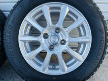 ★綺麗 バリ溝★ 175/65 R14 5.5J +38 4H PCD100 スタッドレス ホイール ヨコハマ 14インチ フィット ヤリス ヴィッツ アクア デミ A-5-10_画像4