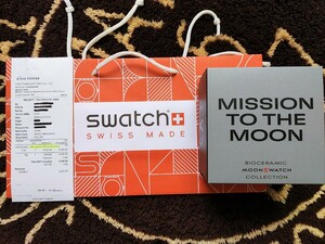 新品未使用★OMEGA SWATCH BIOCERAMIC MOONSWATCH MISSION TO MOON★Speedmaster オメガ スウォッチ ムーンスウォッチ スピードマスター 月