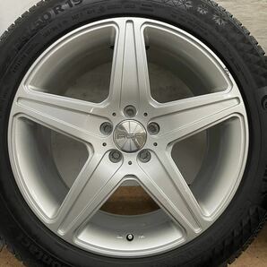 バリ溝！AGA TAS 19インチ 8.5J +56 PCD112 コンチネンタル 255/50R19 ベンツ GLCクラス W253 Mクラス W164 Rクラス W251 アウディ Q5 4本の画像4