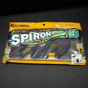 Geecrack Spiron スパイロン 3.8inchi ＃226 マッディーギル 5pcs ※在庫品 ※未使用 (7L0105)