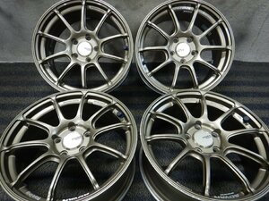 BT7190■ADVAN Racing 17インチ 7.5J 5H +48 PCD114.3 アルミホイール 4本価格★条件付送料無料★軽量 アドバン RAYS レーシングナット付