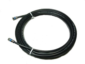 * prompt decision F type connector attaching coaxial cable RG6 ( black ) 10m