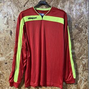 uhlsport шерсть sport футбол голкипер джерси рубашка с длинным рукавом XL мотоцикл VMX Vintage мотокросс 