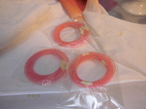 **( бесплатная доставка )1.950 иен Okinawa sanshin специальный цвет струна три вида комплект 3 упаковка вместе распродажа розовый . легко 