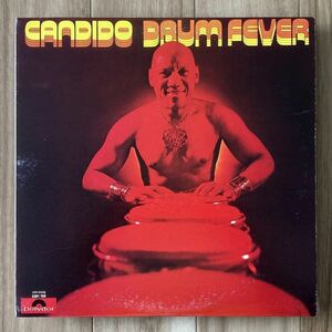 【JPN盤/LP】Candido / Drum Fever ■ Polydor / LEX-9306 / キューバンジャズ / パーカッション