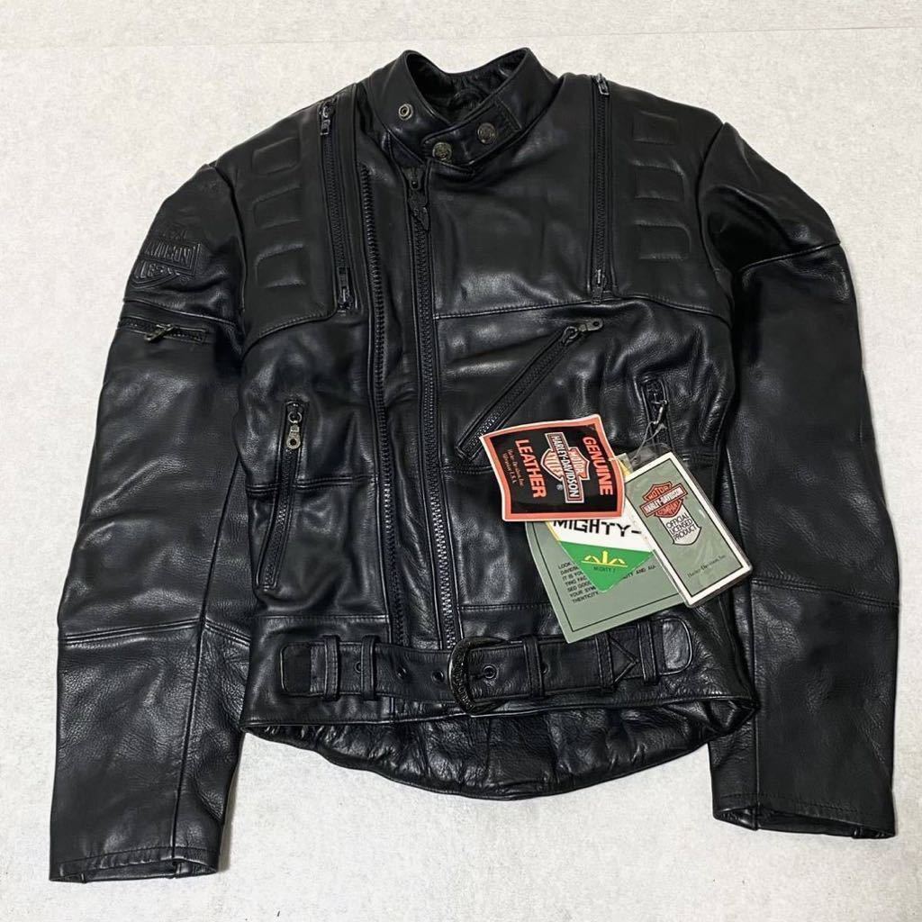 ヤフオク! - 極美品 HARLEY-DAVIDSON カウハイドレザーライダ...