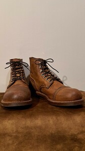 旧型番◆REDWING アイアンレンジ 8115 ラフ&タフレザー 8D(26～27cm)レッドウィング キャップトゥ