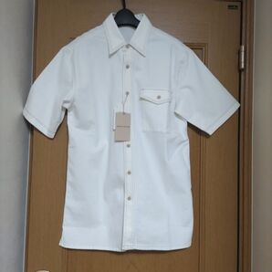 ライカ 半袖シャツ ライカスタイル メンズ 白 46 新品未使用