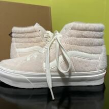 23.5cm ★新品 VANS SK8-HI スケートハイ V38CF HAIRY PINK スニーカー バンズ ヴァンズ フェイクファー ピンク 30139-0002_画像3