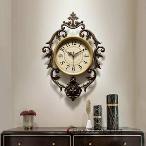 特売！ヨーロッパ式　応接間　壁掛け時計　静音　飾り物　壁掛け時計　創意　ファクション　簡約　復古　豪華 時計