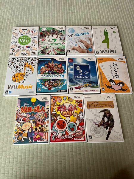 wiiソフト11本まとめ売り