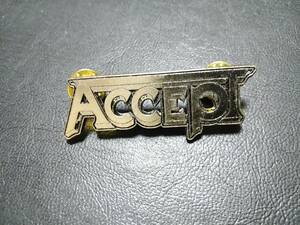 ACCEPT メタルピンバッジ アクセプト / iron maiden slayer metallica judas priest saxon motorhead venom