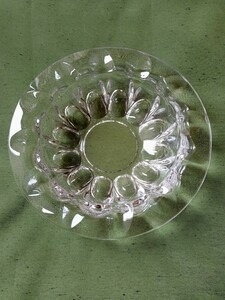 昭和レトロ　アッシュトレイ　ガラス灰皿　1個