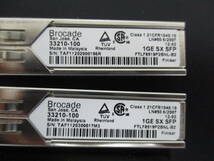 Brocade 33210-100 1GE SX SFP モジュール 4個セット★動作品★NO:OII-284/2_画像2